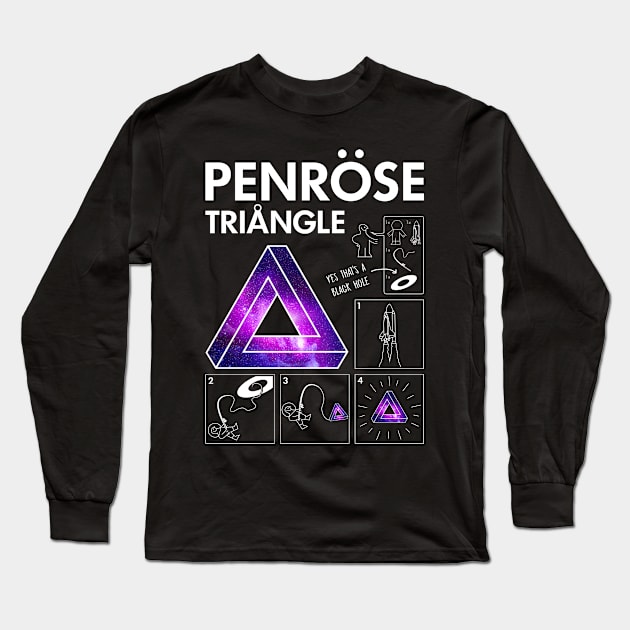 How to find Penrose triangle Long Sleeve T-Shirt by Bomdesignz